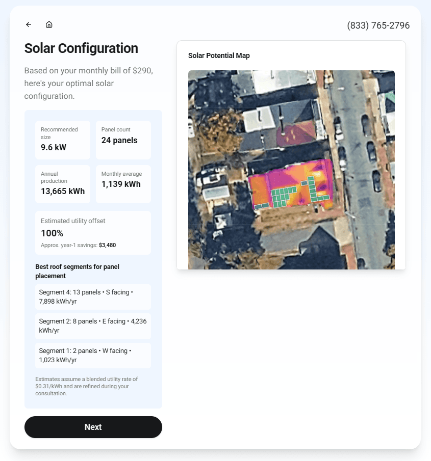 Sun Studios Solar Calculator